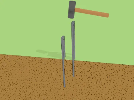 Ancrage "low-cost" avec méplat