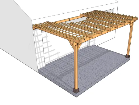 Anatomie d'une pergola