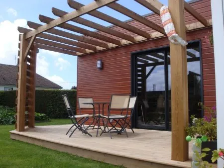 Les pergolas adossées