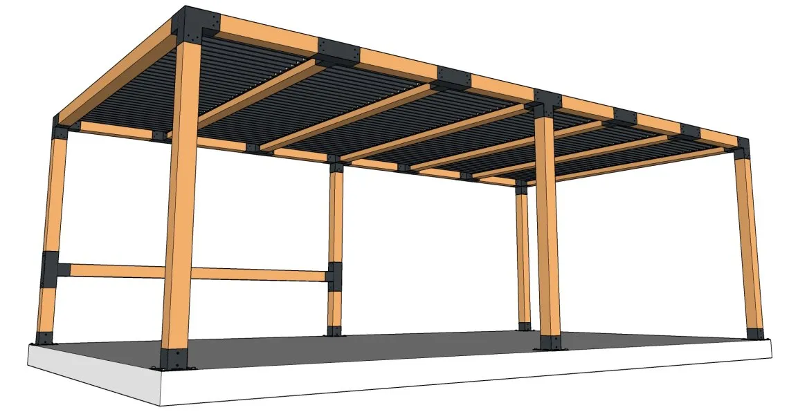 Une pergola bioclimatique