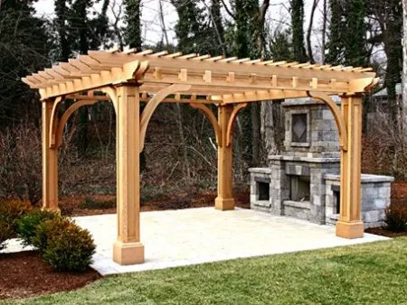 La pergola rectangulaire ou carrée