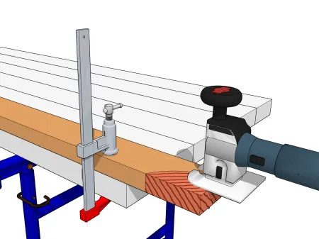La finition du chevron
