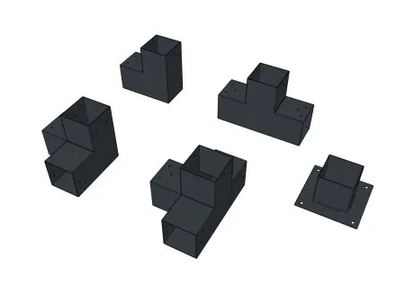 Les différents types de connecteurs de poteaux SUNDIY