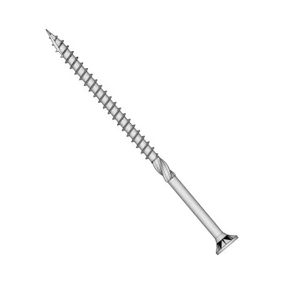 Vis bois tête fraisée Inox A4 - TTSFS5.0X100 - CDT 100 vis - Réf. 74444