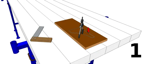 Tracer le profil du gabarit
