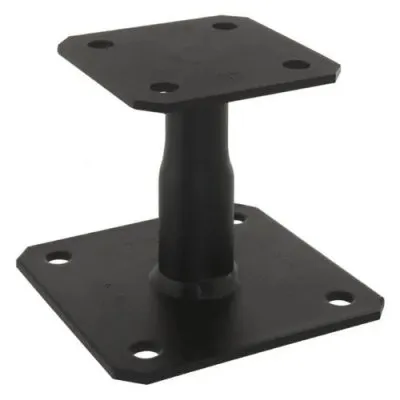 Pied de poteau REGLABLE EN HAUTEUR - Réf. APB100/150PB