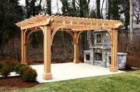 Vignette de l'article : La pergola rectangulaire ou carrée