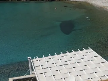 Les sandows sont enroulés autour des poteaux
