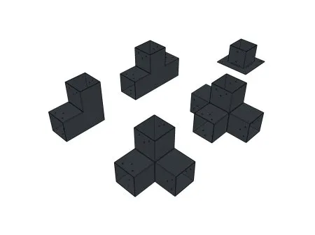 Utilisation des connecteurs de poteaux SUNDIY