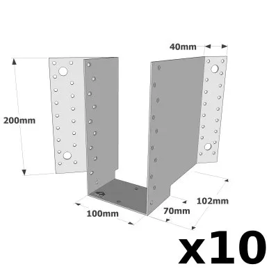 Sabot à 45° - Réf. S45G500/100/2_10