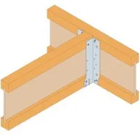 Fixation par les brides latérales sur un support poutre en I
