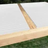 Lame XL aluminium 29mm, longueur 2m, RAL9010 structuré BLANC