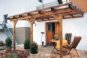 Pergola avec plaques PVC